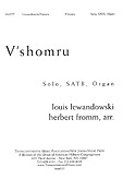 Louis Lewandowski: V'shomru (SATB)