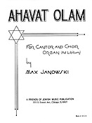 Aminadav Aloni: Ahavat Olam (SATB)