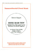 Hine Mah Tov (SATB)