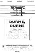 Durme, Durme Sleep, Sleep(SSAA)