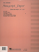 Manuscript Paper Deluxe Pad Taupe Cover