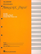 Standard Manuscript Paper Yellow Cover
