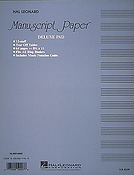 Manuscript Paper (Deluxe Pad)(Blue Cover)