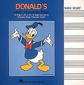 Donald's Music Manuscript Paper