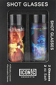 Jimi Hendrix 2-Piece Shot Glass Set