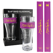 Hendrix 2 Pack: Slap Bands & Pint Glasses