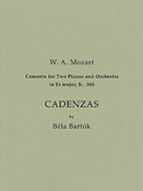 Cadenzas to Mozart's Concerto fuer 2 Pnos and Orch.(in E Flat Major, K. 365)