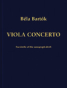 Concerto for Viola and Orchestra(Facsimile Edition of the Autograph Draft)