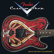2018 Fender Custom Shop Desk Calendar