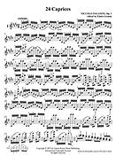 24 Caprices for Violin Solo