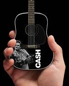 Johnny Cash: Signature Black Acoustic Guitar Model Middle Finger