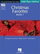 Christmas Favorites Book 1 - Book/GM Disk Pack(Hal Leonard Student Piano Library Adult Piano Method)