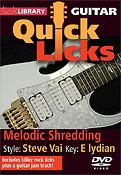 Melodic Shredding - Quick Licks(Style: Steve Vai- Key: E lydian)