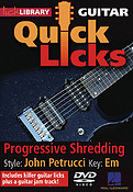 Progressive Shredding - Quick Licks(Style: John Petrucci- Key: Em)