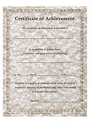 Certificate of Achievement