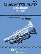 78 Selected Duets for Trumpet or Cornet(Book 1 Easy Intermediate)