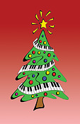 Recital Program #38 - Keyboard Christmas Tree