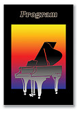 Recital Program #78 - Piano Silhouette