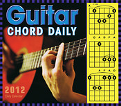 Daily Boxed Calendar 6In X 5In Guitar Chords 2012