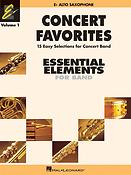 Concert Favorites Volume 1 Eb Alto Sax