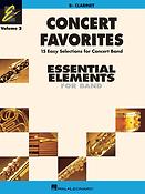 Concert Favorites Volume 2 Clarinet