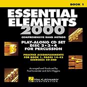 Essential Elements 2000 Book 1(Disc 2,3 and 4 for Percussion)