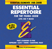 Essential Repertoire For The Young Choir(Level 1 Mixed, Part-Learning CD)