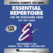 Essential Repertoire For The Developing Choir(Level 2 Mixed, Part-Learning CD)