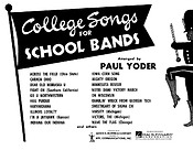 College Songs fuer School Bands - 1st Bb Clarinet