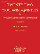 Twenty-Two (22) Woodwind Quintets