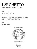 Larghetto (From Clarinet Quintet, K581)