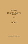 Eric Whitacre: Lux Aurumque (Partituur)
