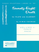 Voxman: 78 Duets for Flute and Clarinet - Volume 2 - Nos. 56 To 78