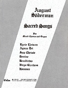 August Söderman: Sacred Songs (Collection) (SATB)