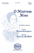 Frank K. DeWald: O Mistress Mine (TB)