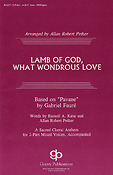 Lamb Of God, What Wondrous Love