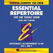 Essential Repertoire For The Young Choir(Level 1 Mixed, Performancee/Accompaniment CD)