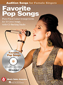 Favorite Pop Songs(Piano/Vocal/Guitar Arrangements with CD Backing Tracks)