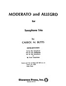 Moderato and Allegro Saxophone Trio