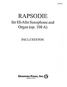 Rapsodie for E Flat Alto Saxophone and Organ