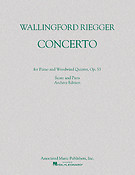 Wallingford Riegger: Concerto for Piano and Woodwind Quintet, Op. 53