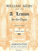 William Selby: Lesson For The Organ