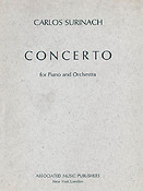 Carlos Surinach: Concerto for Piano and Orchestra