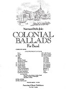 N Dello Joio: Colonial Ballads
