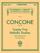 Concone: 25 Melodic Studies, Op. 24