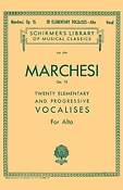 Marchesi: 20 Elementary and Progressive Vocalises Op. 15