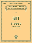 Hans Sitt: Etudes for Violin Op.32 Book 1 (First Position)