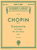 Chopin:  Piano Concerto No.1 In E Minor Op.11 (Two Piano Score)