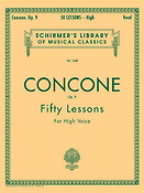 Joseph Concone: 50 Lessons Op. 9 (Sopraan)