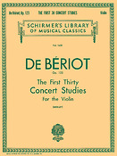 Charles-Auguste De Beriot: First Thirty Concert Studies for Solo Violin